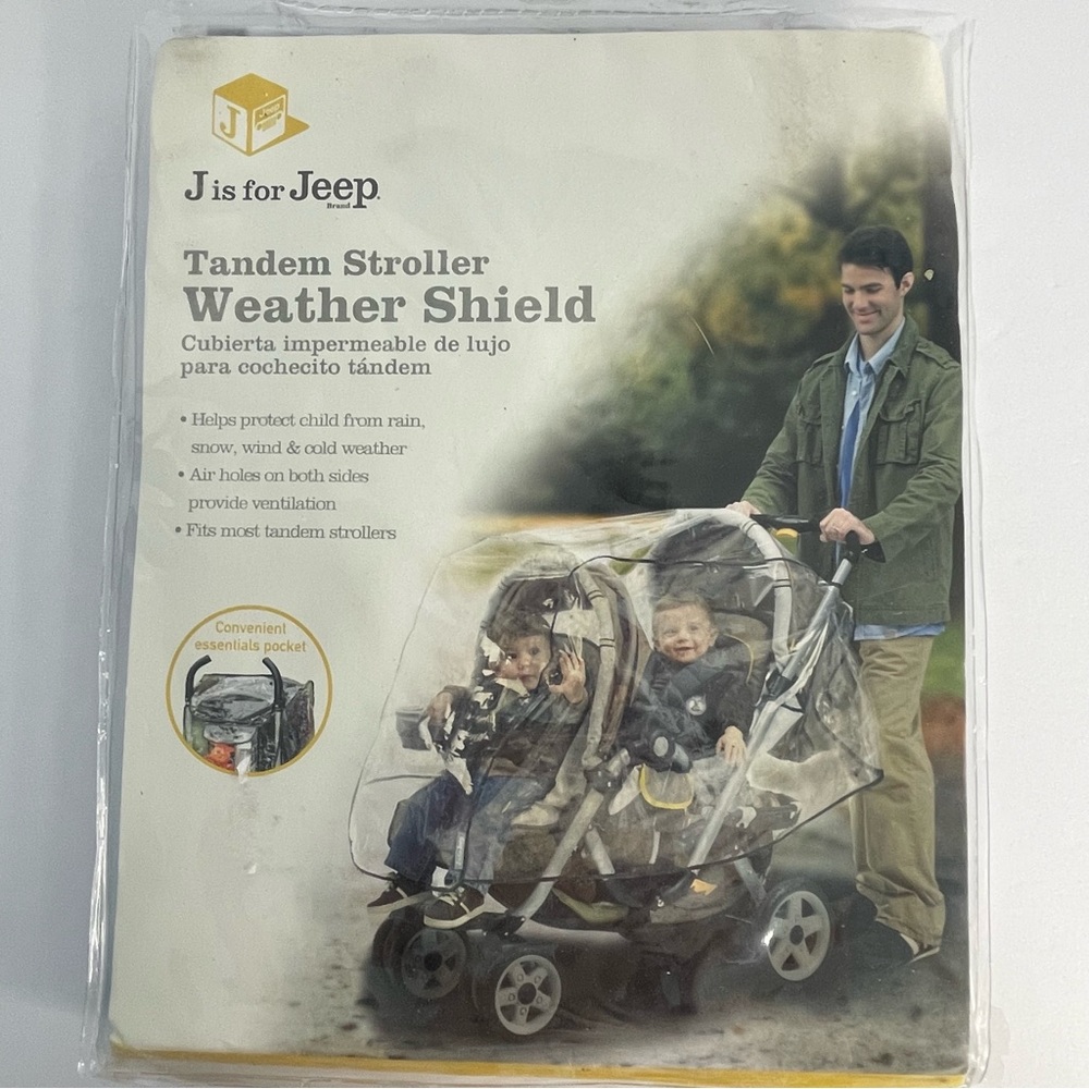 Jeep Tandem Stroller Weather Shield Fits Most Tandem Strollers New In Package